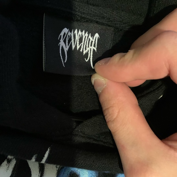 Trippie Redd x Revenge Arch Black Pullover Hoodie - Picture 3 of 5